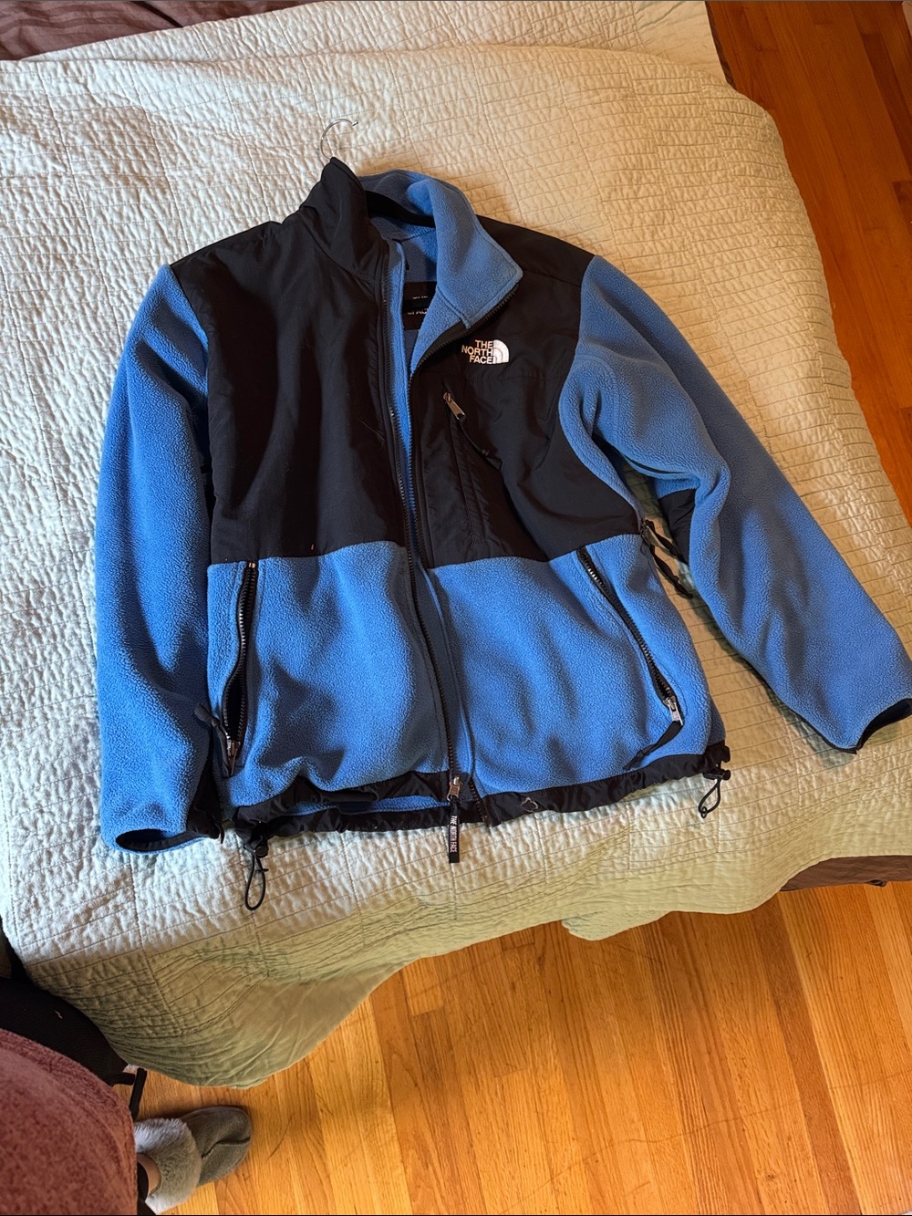The North Face Blue and Black Lightweight Fleece Jacket